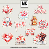 Maple Moments - Painted Wood Accents