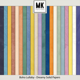 Boho Lullaby Dreamy Solid Papers