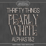 Thrifty Things - Pearly White Alphas