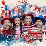 4th of July Watercolor Parade Kit