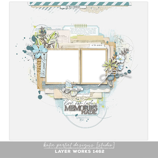 Layer Works 1462 Digital Art - Digital Scrapbooking Kits