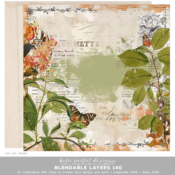 Blendable Layers 140 Digital Art - Digital Scrapbooking Kits