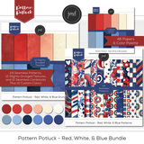 Pattern Potluck - Red, White, & Blue Bundle