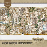 Classical Architecture Watercolor Bundle