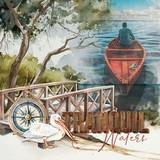 Beach Watercolor Elements