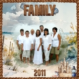 Beach Watercolor Elements