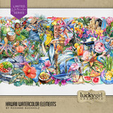 Hawaii Watercolor Bundle