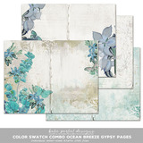 Color Swatch Combo Ocean Breeze Scrapbooking Bundle
