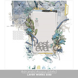 Color Swatch Combo Ocean Breeze Scrapbooking Bundle