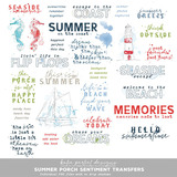 Summer Porch Sentiment Transfers