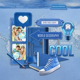 Curated Colors Blue Elements