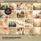 Gold Rush Watercolor Papers