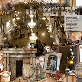 Gold Rush Watercolor Elements