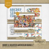 Donate & Volunteer Watercolor Bundle 2
