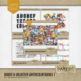 Donate & Volunteer Watercolor Bundle 1