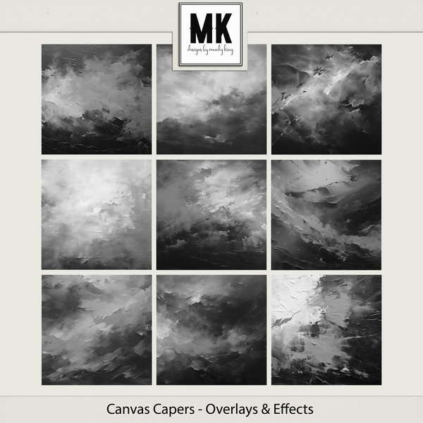 Canvas Capers Overlays & Effects Digital Art - Digital Scrapbooking Kits