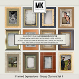 Framed Expressions - Group Clusters Set 1