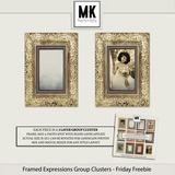 Framed Expressions Group Clusters - Friday Freebie