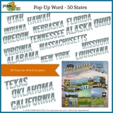 Pop-Up Words - 50 States