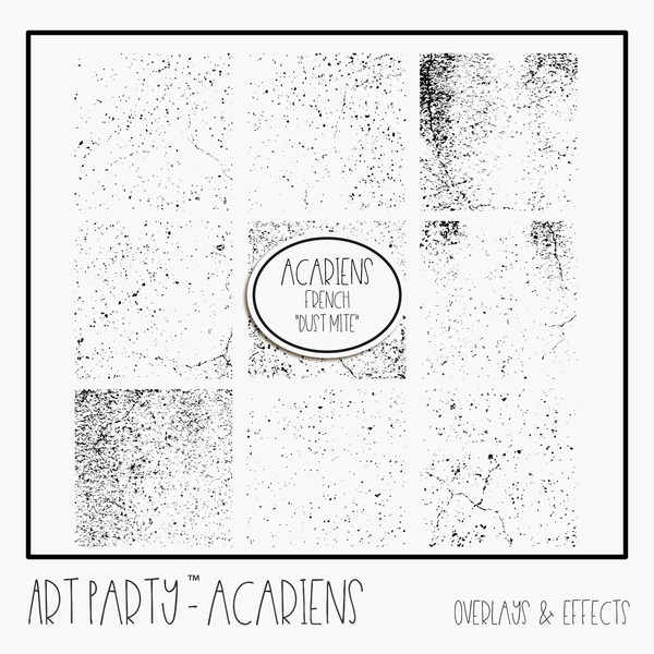 Acariens Overlays & Effects Digital Art - Digital Scrapbooking Kits