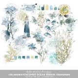 Color Swatch Combo Ocean Breeze Transfers