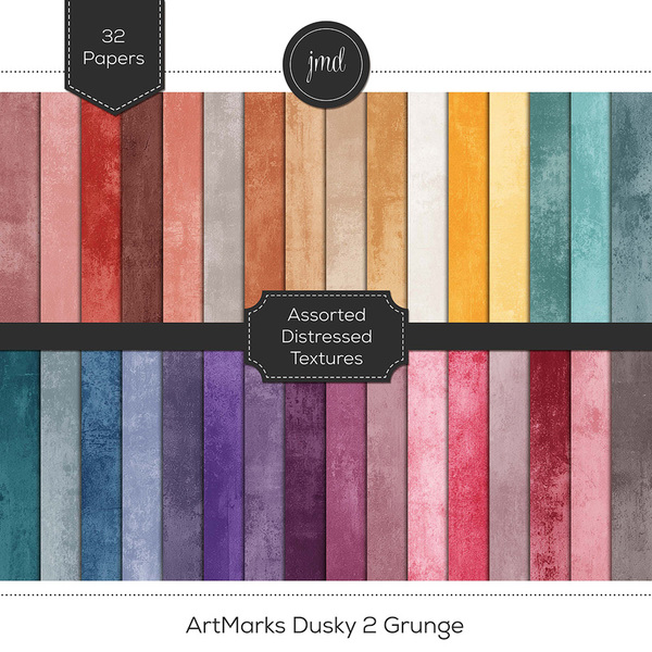ArtMarks Dusky 2 Grunge Digital Art - Digital Scrapbooking Kits