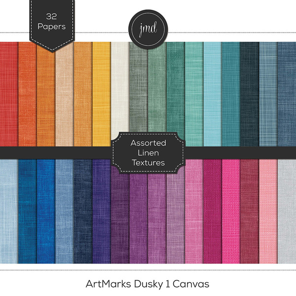 ArtMarks Dusky 1 Canvas Digital Art - Digital Scrapbooking Kits