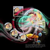 Impressionist Seascape Painted Papers