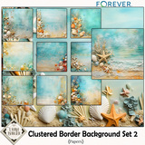 Clustered Border Backgrounds  Set 2