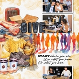 Donate & Volunteer Word Art 1