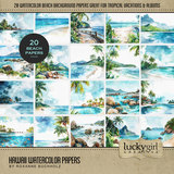 Hawaii Watercolor Papers