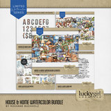 House & Home Watercolor Bundle