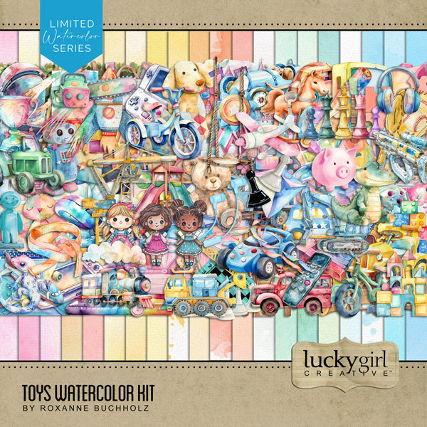 Toys Watercolor Kit