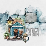 Stone Wall Watercolor Papers Bundle