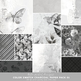 Color Swatch Charcoal Scrapbook Bundle