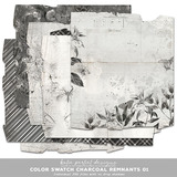 Color Swatch Charcoal Scrapbook Bundle
