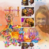 India Watercolor Elements