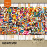 India Watercolor Kit