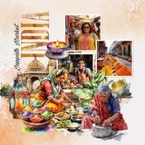 India Watercolor Kit