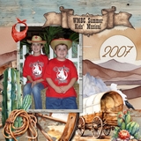 Cowboy Western Watercolor Tags
