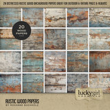 Rustic Wood Papers
