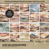 Desert View Watercolor Papers