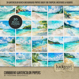 Caribbean Watercolor Bundle