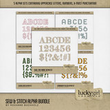 Sew & Stitch Alpha Bundle