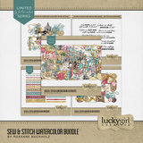 Sew & Stitch Watercolor Bundle