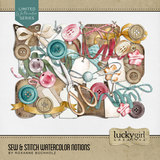 Sew & Stitch Watercolor Bundle