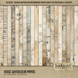 Music Watercolor Bundle