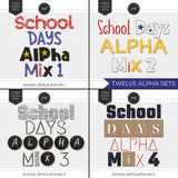 School Days Alpha Mix Collection