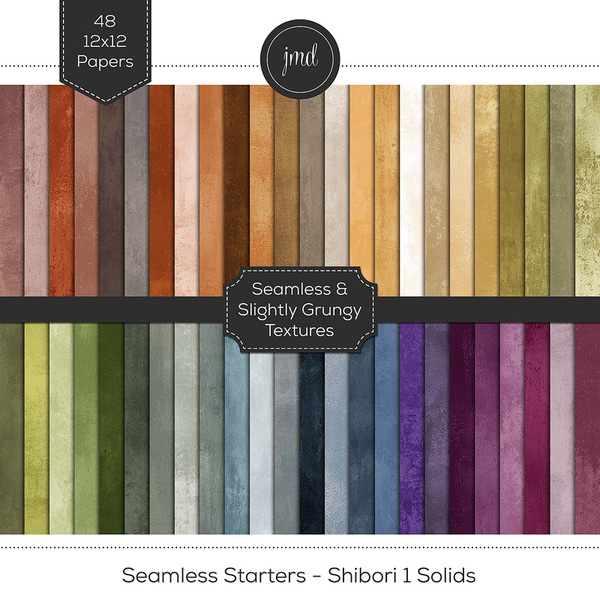Seamless Starters - Shibori 1 Solids Digital Art - Digital Scrapbooking Kits