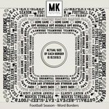 Football Season - Word Borders